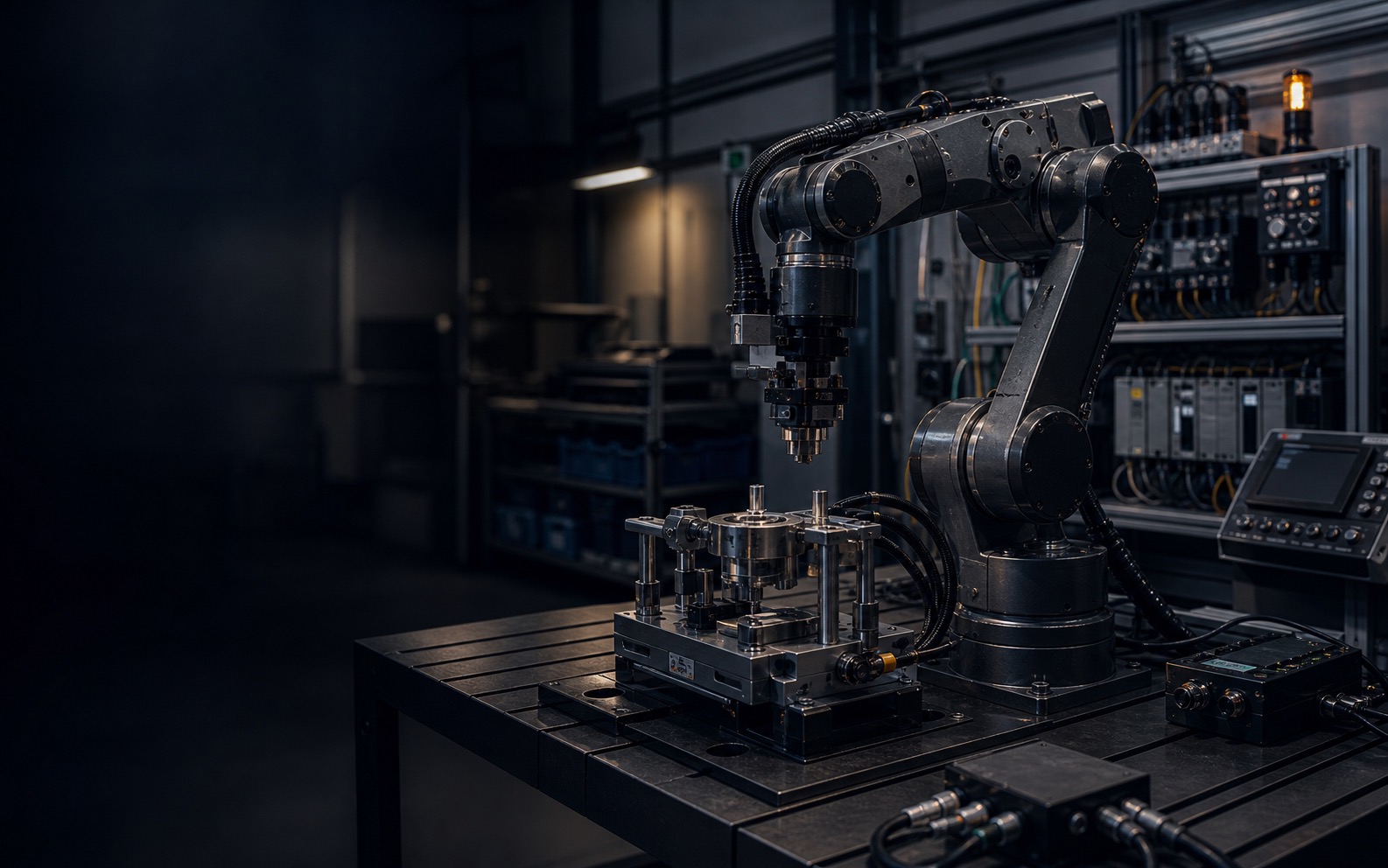 Robotik sistemler ve özel mühendislik için endüstriyel test düzeneği